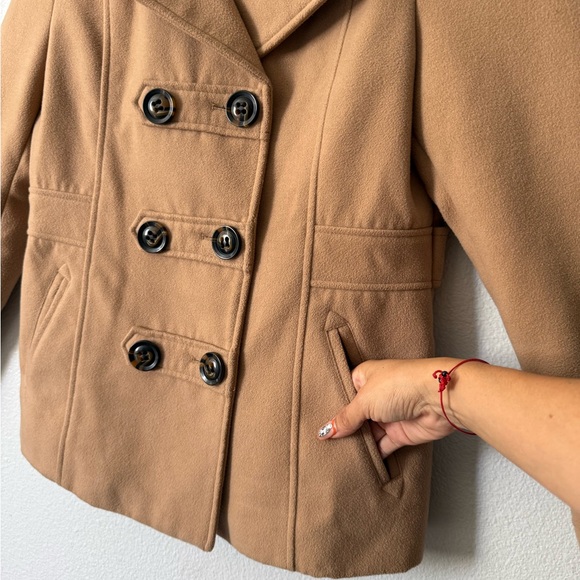 American Rag Women's Camel Peacoat size medium - Picture 4 of 9